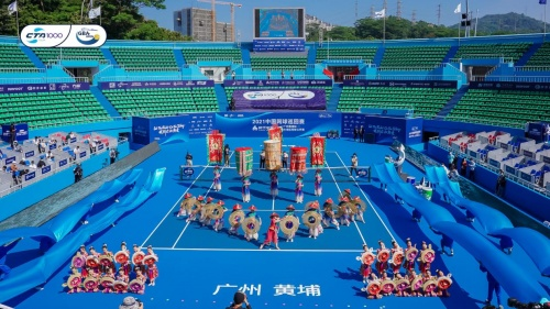 上足科技SUNFOOT助力中国网球巡回赛广州站赛事顺利开展！